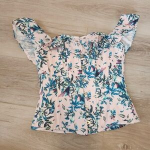Corset Story Floral Off-Shoulder Top